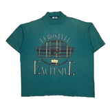 International Single Stitch T-Shirt - Large Green Cotton