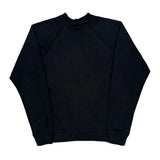Made In USA 90S Blank Discus Athletics Sweatshirt - Medium Black Cotton
