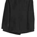 DSQUARED2 Womens Black Satin Lapel Double Breasted Jacket M Polyester Button