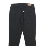 LEVI'S 524 Skinny Womens Jeans Black Slim Denim W26 L26 Stylish Zip Cotton Blend