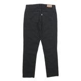 LEVI'S 524 Skinny Womens Jeans Black Slim Denim W26 L26 Stylish Zip Cotton Blend