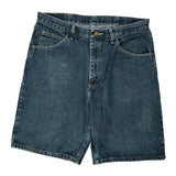 Wrangler Denim Shorts - 33W 9L Blue Cotton