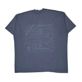 Motivational Quotes Fruit Of The Loom Single Stitch T-Shirt - 2XL Blue Cotton Blend