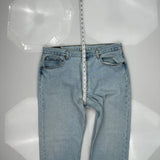 Levis 501 Jeans - 36W 30L Light Wash Cotton