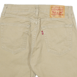 LEVI'S Mens Shorts Beige Casual Plain M W28 Stylish Summer Wear