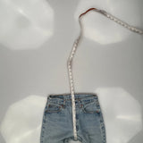 501 Levis Jeans - 28W US 4 Light Wash Denim