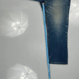 517 Levis Jeans - 32W UK 12 Blue Cotton