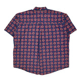 Salty Dog Gant Short Sleeve Shirt - XL Blue Cotton