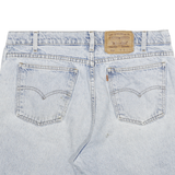 LEVI'S Mens Shorts Blue Casual Denim L W34 Classic Cotton Blend