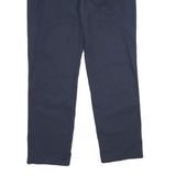 RED KAP Mens Polyester Blend Navy Regular Fit Straight Leg Trousers W38 L32