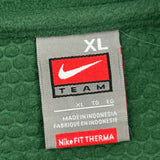 Nike 1/4 Zip - XL Green Polyester