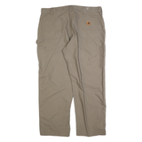 CARHARTT Mens Regular Fit Beige Cotton Blend Trousers W42 L30 Workwear Utility