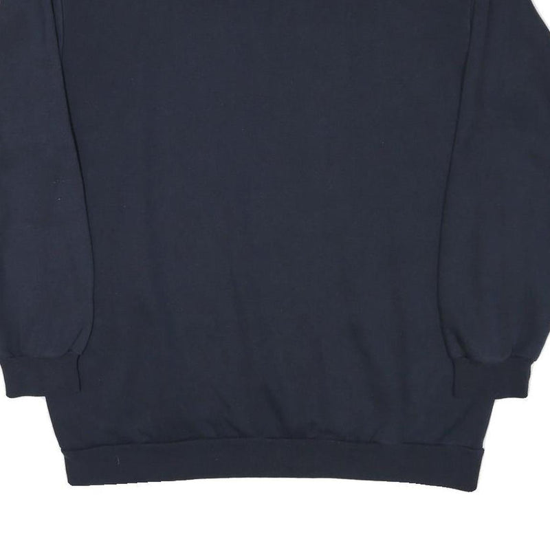 SPORTSWEAR Mens Navy Blue High Speed Graphic Crew Neck Sweatshirt M Cotton Blend