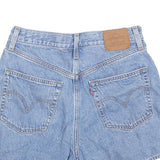 LEVI'S Womens Denim Blue Casual Shorts M W27 Classic Fit Cotton Blend