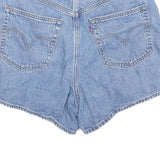 LEVI'S Womens Denim Blue Casual Shorts M W27 Classic Fit Cotton Blend