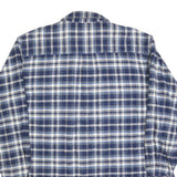 FIELD & STREAM Mens Blue & White Plaid Shirt XL Cotton Blend Casual Button Down