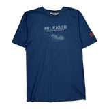 Tommy Hilfiger Graphic T-Shirt - XL Blue Cotton