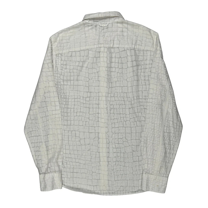 Armani Exchange Slim Fit Shirt - Medium White Cotton