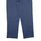 DICKIES Mens Cotton Navy Classic Regular Trousers W40 L32 Workwear Button