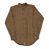 Polo By Ralph Lauren Checked Shirt - XL Brown Cotton