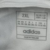 Real Madrid Adidas 2023-24 Vini Jr Home Football Shirt - 2XL White Polyester