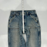 Carhartt Double Knee Carpenter Jeans - 30W 30L Light Wash Cotton