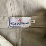 Conte Of Florence Skirt - 27W UK 8 Cream Cotton Blend