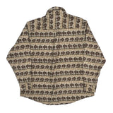 Woolrich Elk Moose Aop Patterned Shirt - Large Brown Cotton