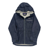 Age 7-8 Patagonia Waterproof Jacket - Small Navy Polyester