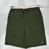Loose Fit Dickies Shorts - 36W 10L Green Cotton Blend
