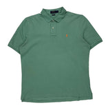 Polo By Ralph Lauren Polo Shirt - Large Green Cotton