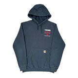 Heavy Equipment Repair Carhartt Hoodie - Medium Blue Cotton