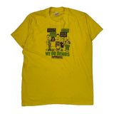 Screen Stars Graphic T-Shirt - XL Yellow Cotton Blend
