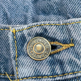 Levis Denim Shorts - 36W 9L Blue Denim