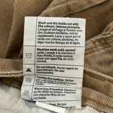 Carhartt Double Knee Carpenter Trousers - 30W UK 10 Brown Cotton