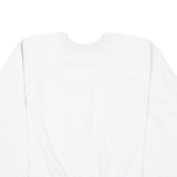 ONEITA Mens Grey Pullover Crew Neck Sweatshirt XL Media Spot Print