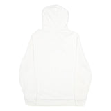 LEVI'S Mens White Pullover Hoodie L Cotton Logo Sweatshirt