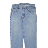 CARHARTT Womens Regular Blue Denim Light Wash Jeans W36 L32 Classic Fit Zip