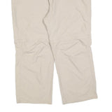 TREVOLUTION Womens Beige Regular Fit Straight Leg Trousers W36 L26 Polyester