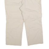 TREVOLUTION Womens Beige Regular Fit Straight Leg Trousers W36 L26 Polyester