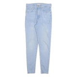 LEVI'S Womens Slim Light Blue Denim Jeans Zip W28 L28 Classic Cotton Blend