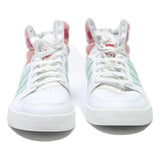 ADIDAS High Top Mens Trainers White Pink & Green Synthetic UK 6.5 Comfortable