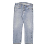 LEVI'S 501 Mens Jeans Blue Regular Straight Denim Medium W36 L30 Classic Cotton