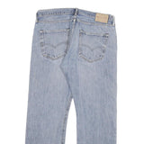 LEVI'S 501 Mens Jeans Blue Regular Straight Denim Medium W36 L30 Classic Cotton