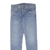 LEVI'S 502 Mens Jeans Blue Slim Straight Denim Medium W31 L30 Zip Closure