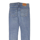 LEVI'S 502 Mens Jeans Blue Slim Straight Denim Medium W31 L30 Zip Closure