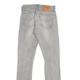 LEVI'S 505C Womens Jeans Grey Slim Skinny Denim W25 L32 Distressed