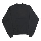 DICKIES Womens Black Sweatshirt L Cotton Blend Crew Neck Logo Pullover