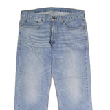 LEVI'S 505 Mens Jeans Blue Regular Straight Denim Light W38 L30 Classic Fit Zip