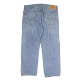LEVI'S 505 Mens Jeans Blue Regular Straight Denim Light W38 L30 Classic Fit Zip